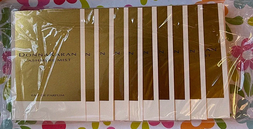 10 DONNA KARAN CASHMERE MIST SAMPLE EAU DE PERFUME edp SPRAY SEALED 0.05oz/1.5ml