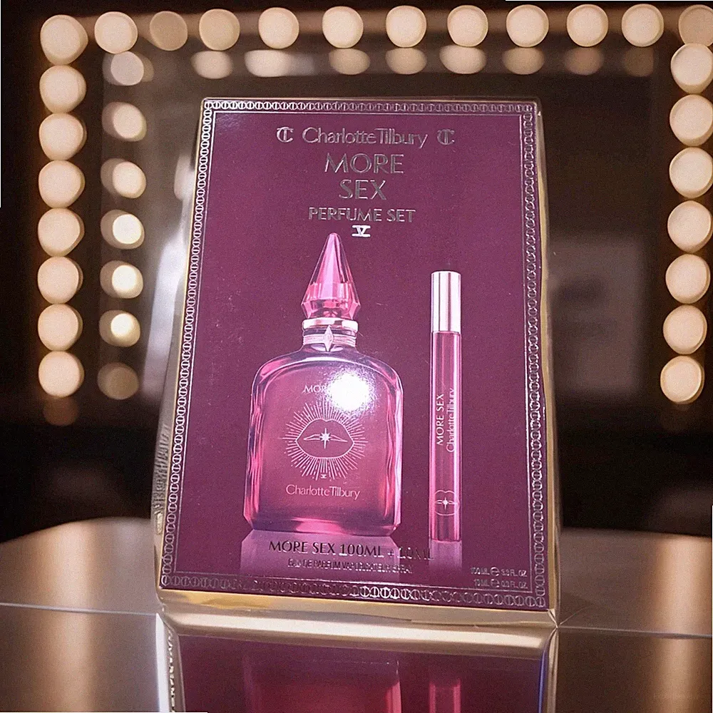 Charlotte Tilbury MORE SEX Perfume Set ~ 100 ML Fragrance + 10 ML Travel ~ NEW