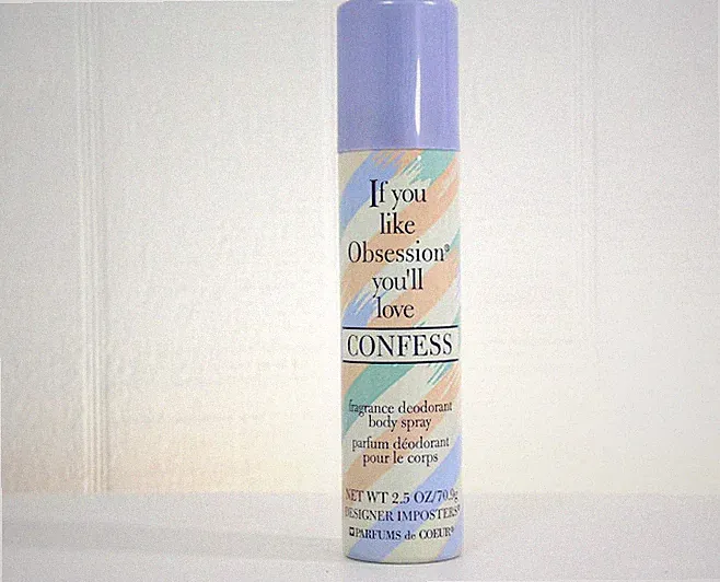 Designer Imposters Confess by Parfums De Coeur Deodorant Body Spray 2.5oz/ 75ml