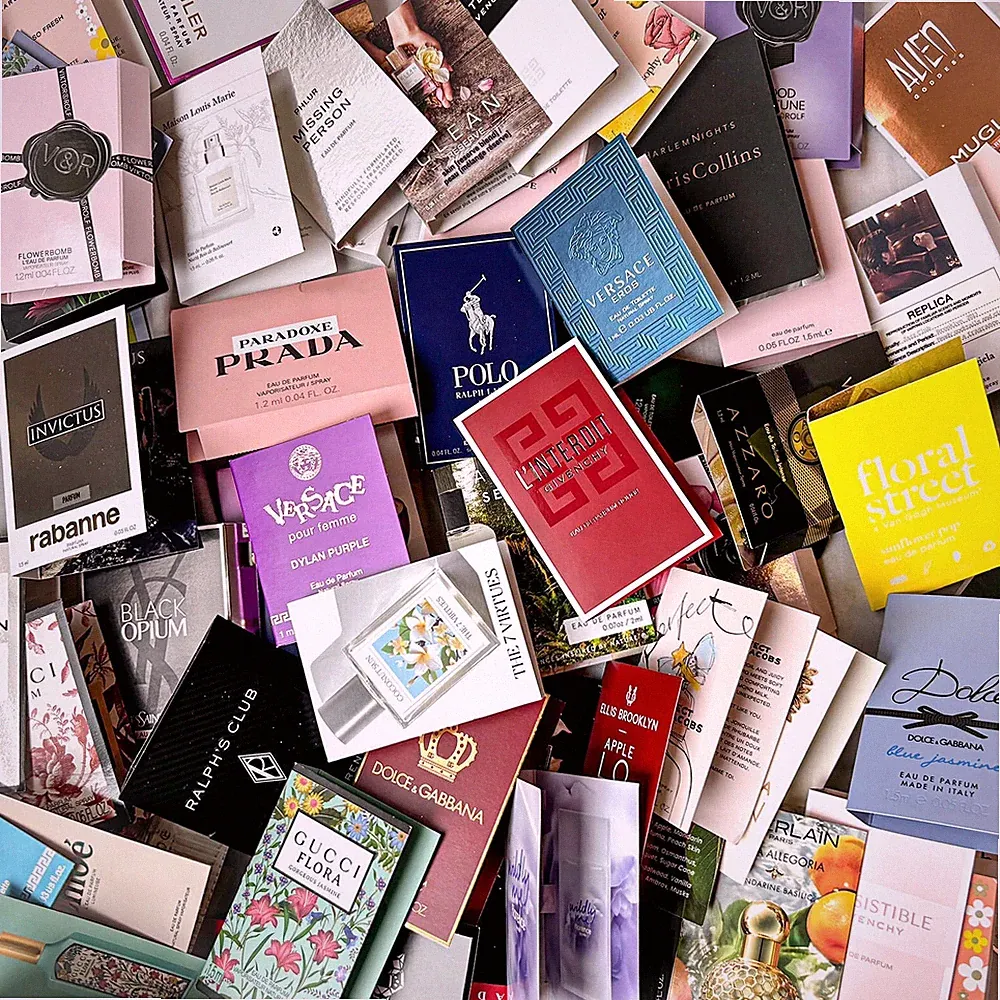 Lot of 10 High End Designer Perfume Samples Random Fragrances (No Duplicates)