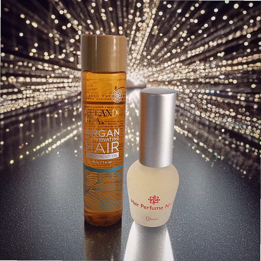 Orlando Pita Moroccan Argan Rejuvenating Hair Treatment Oil and Hair Perfume SET
